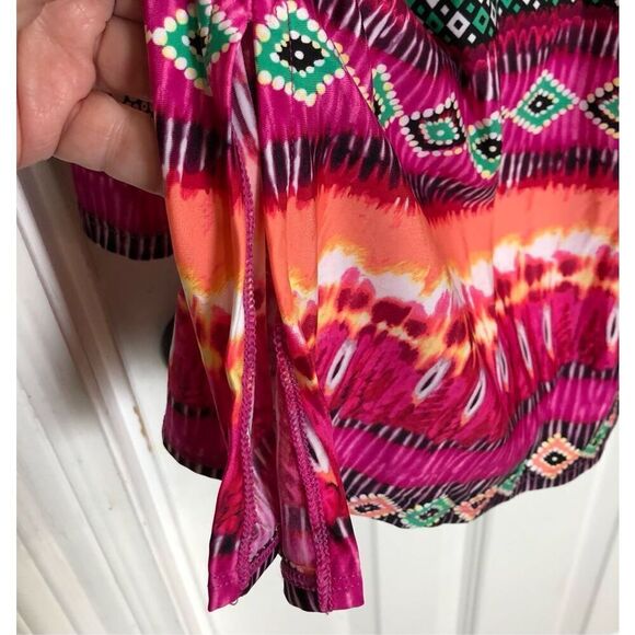 KENNETH COLE REACTION - L Sz L EUC Swimsuit Coverup/Tunic Top/V-Neck/Long Sleeve - Picture 13 of 16